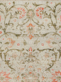 Hug Rug beige green floral runner 75x220cm, UK version