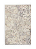 Hug Rug washable art floral print rug - British product