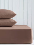 Purple Blackberry Cotton Rich Deep Fitted Bed Sheet