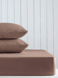Purple Blackberry Cotton Rich Deep Fitted Bed Sheet