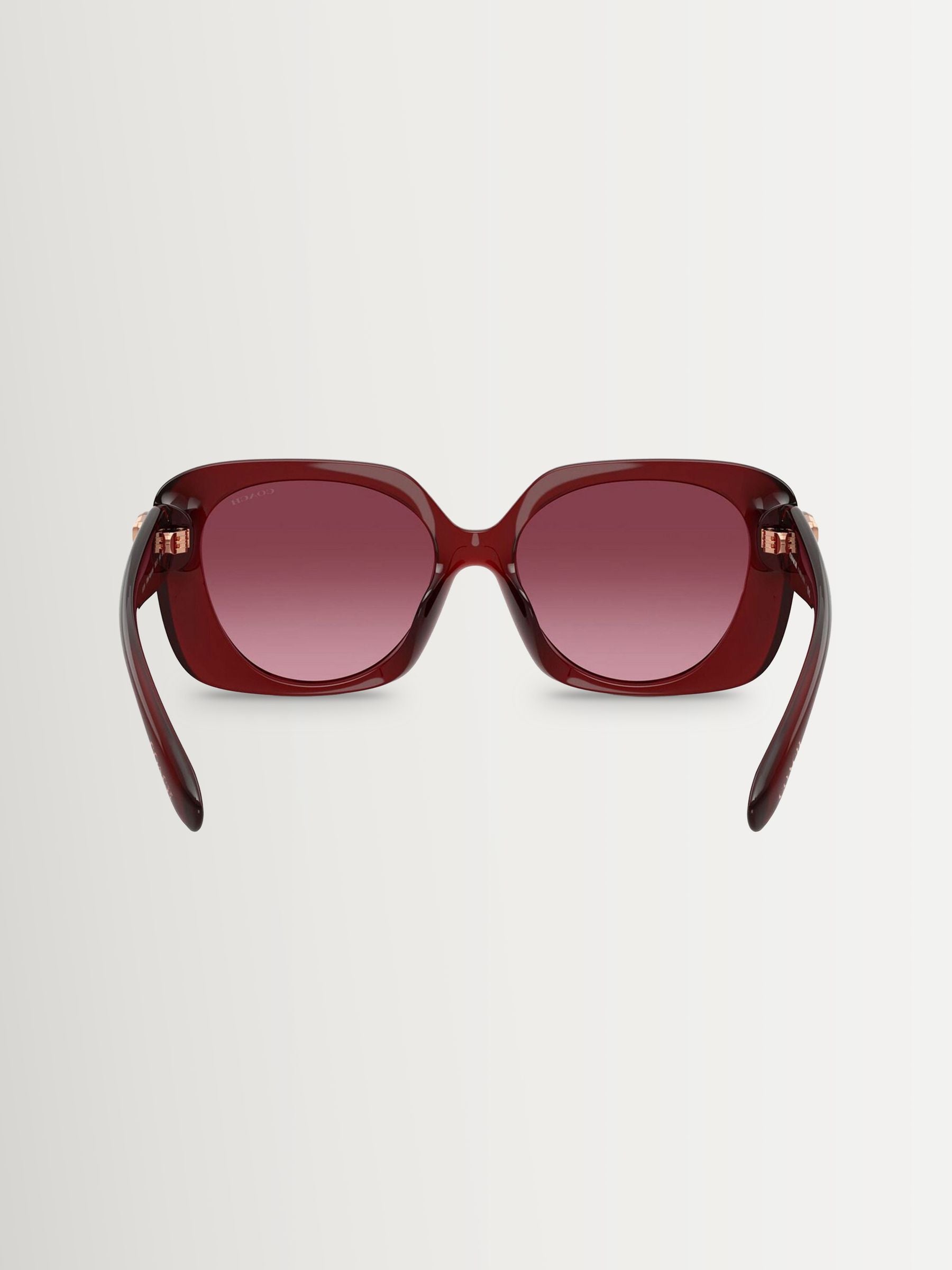 COACH burgundy square sunglasses - British product