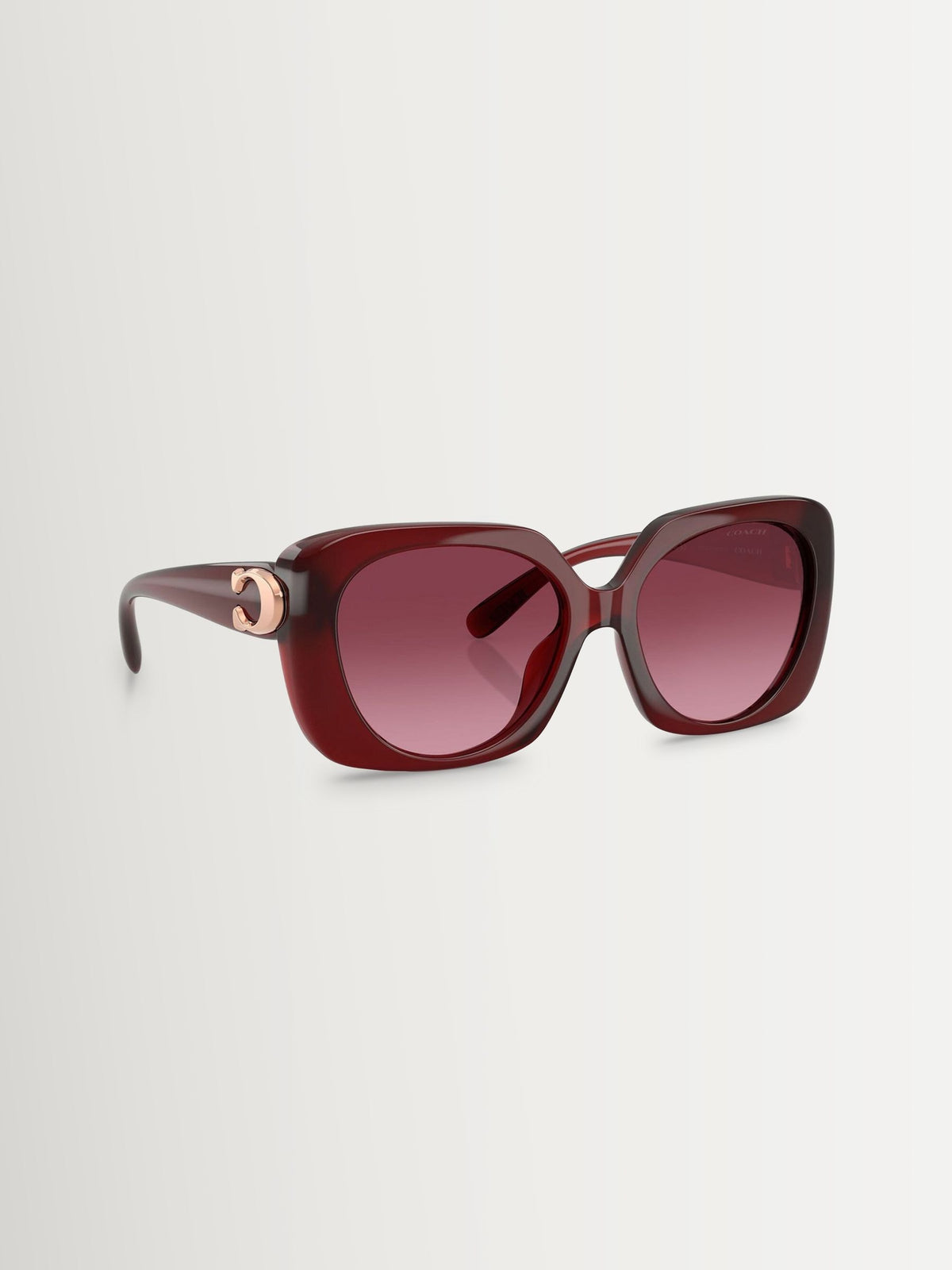 COACH burgundy square sunglasses - British product
