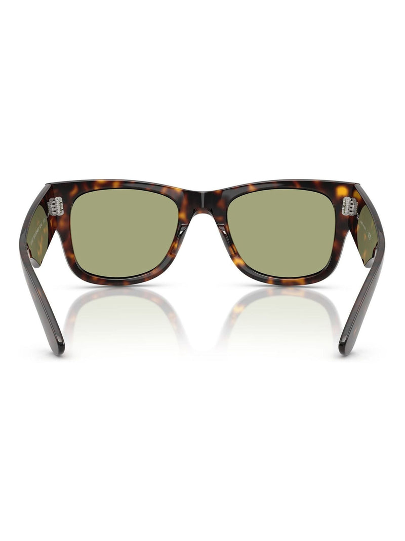 نظارات شمسية Ray-Ban Mega Wayfarer بنية، مستوردة من المملكة المتحدة