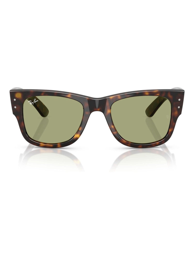 نظارات شمسية Ray-Ban Mega Wayfarer بنية، مستوردة من المملكة المتحدة
