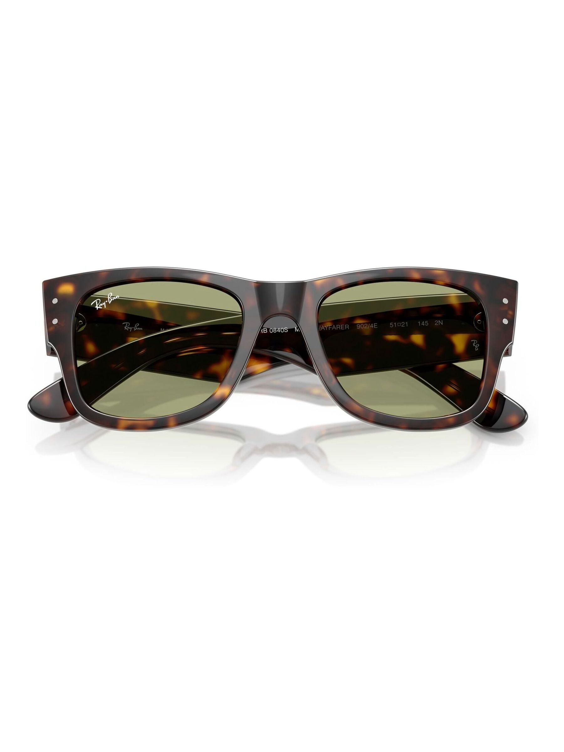 نظارات شمسية Ray-Ban Mega Wayfarer بنية، مستوردة من المملكة المتحدة