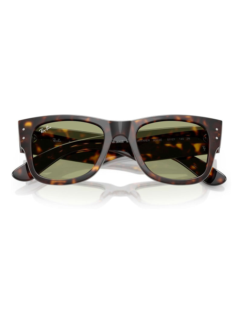 نظارات شمسية Ray-Ban Mega Wayfarer بنية، مستوردة من المملكة المتحدة