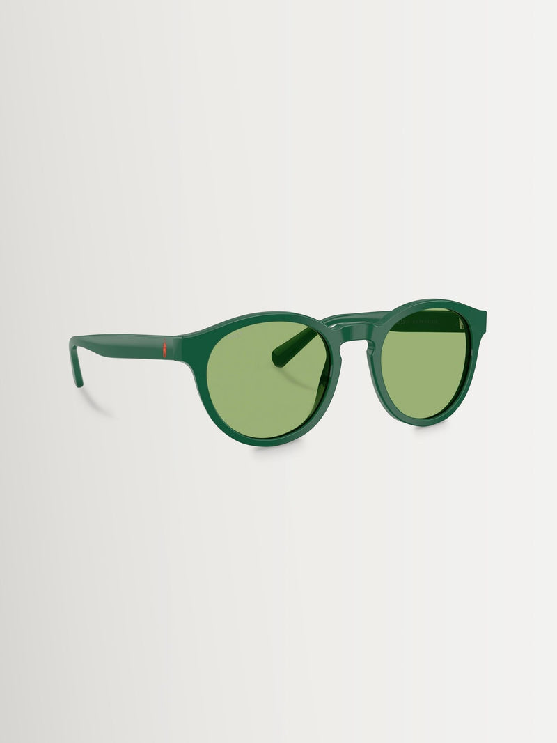 Polo Ralph Lauren green round sunglasses, UK version