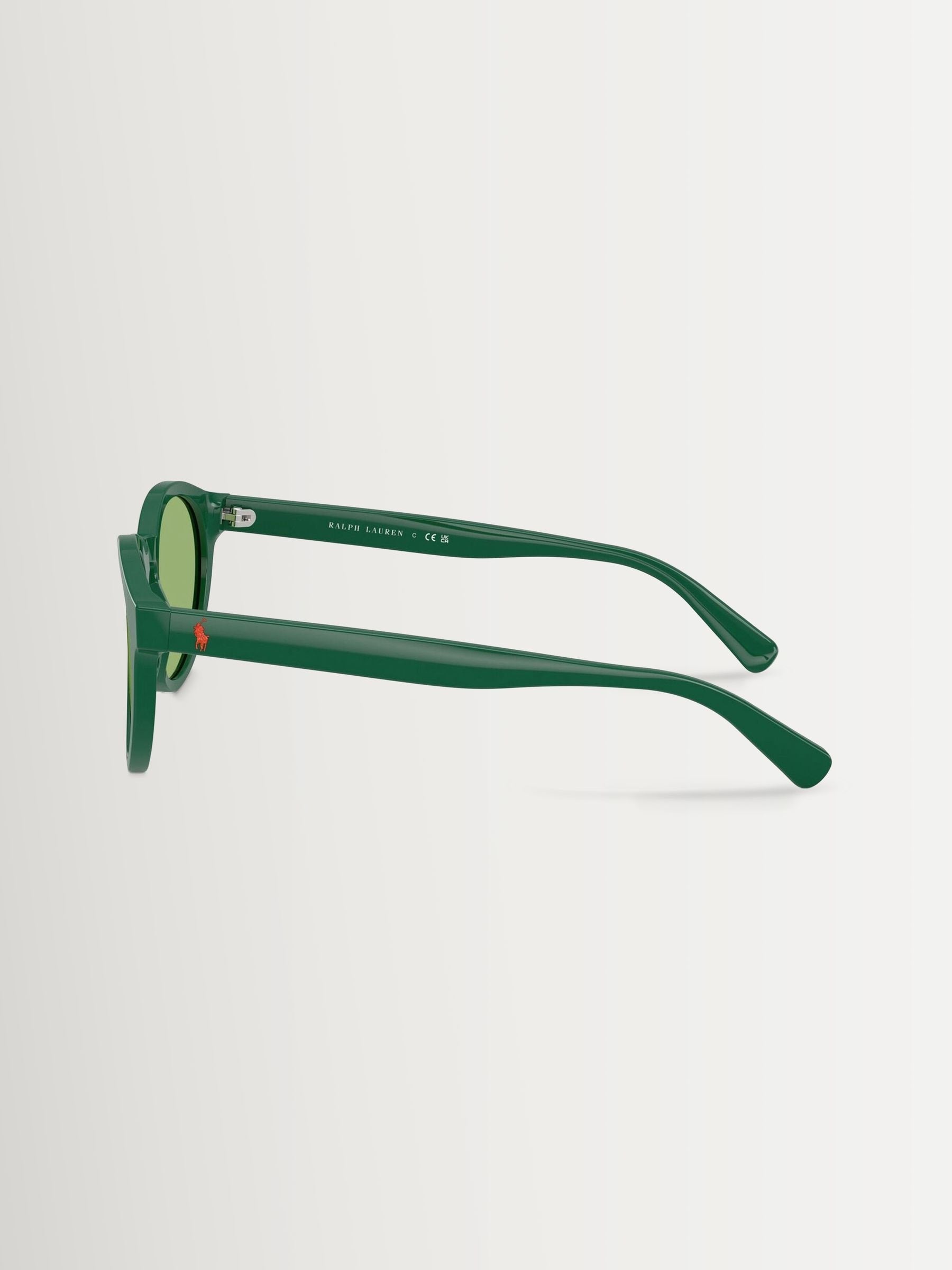 Polo Ralph Lauren green round sunglasses, UK version