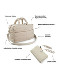 Done by Deer Natural Quilted Changing Bag