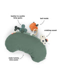 Done by Deer green Tiny Farm tummy time activity pillow, UK version