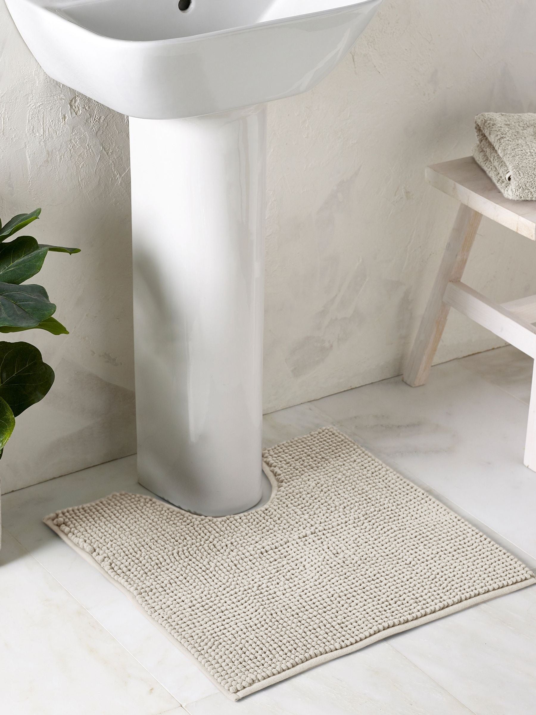 Sage Green Bobble Bath Mat