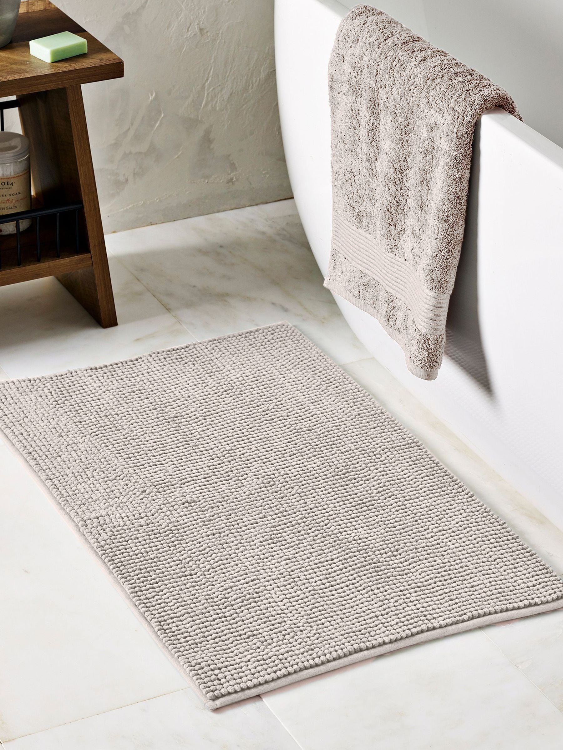 Sage Green Bobble Bath Mat