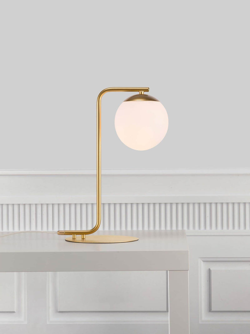 Nordlux Brass Grant table lamp 41cm - British product