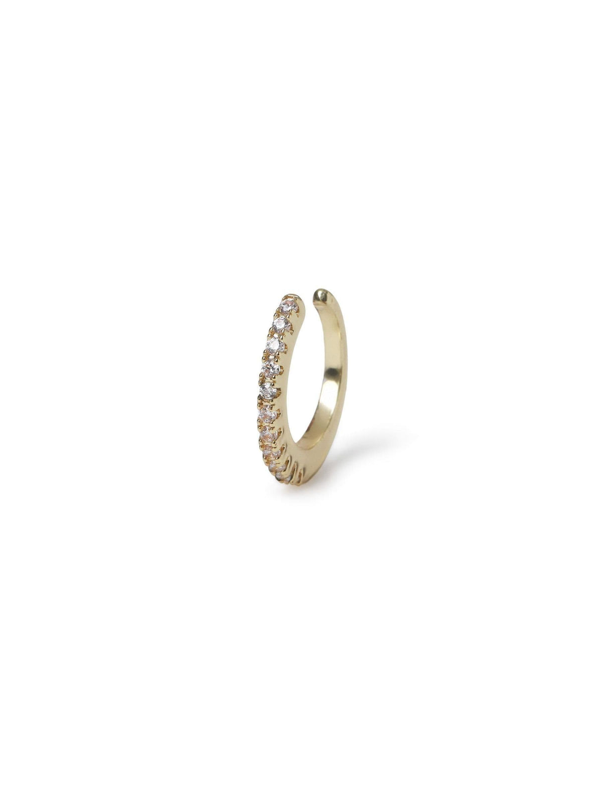 Aela gold tone cubic zirconia ear cuff - British product