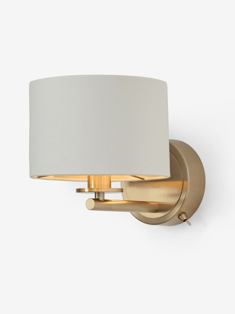 Hudson brass rechargeable wall light (British brand)
