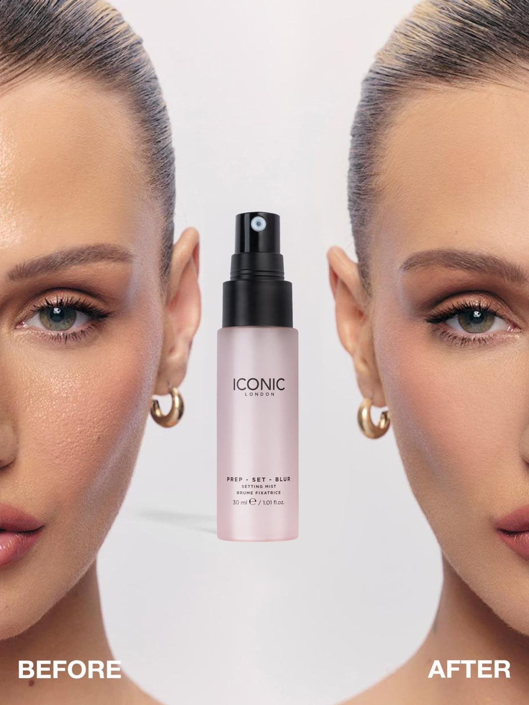 ICONIC London Prep Set Blur setting spray travel size, UK version