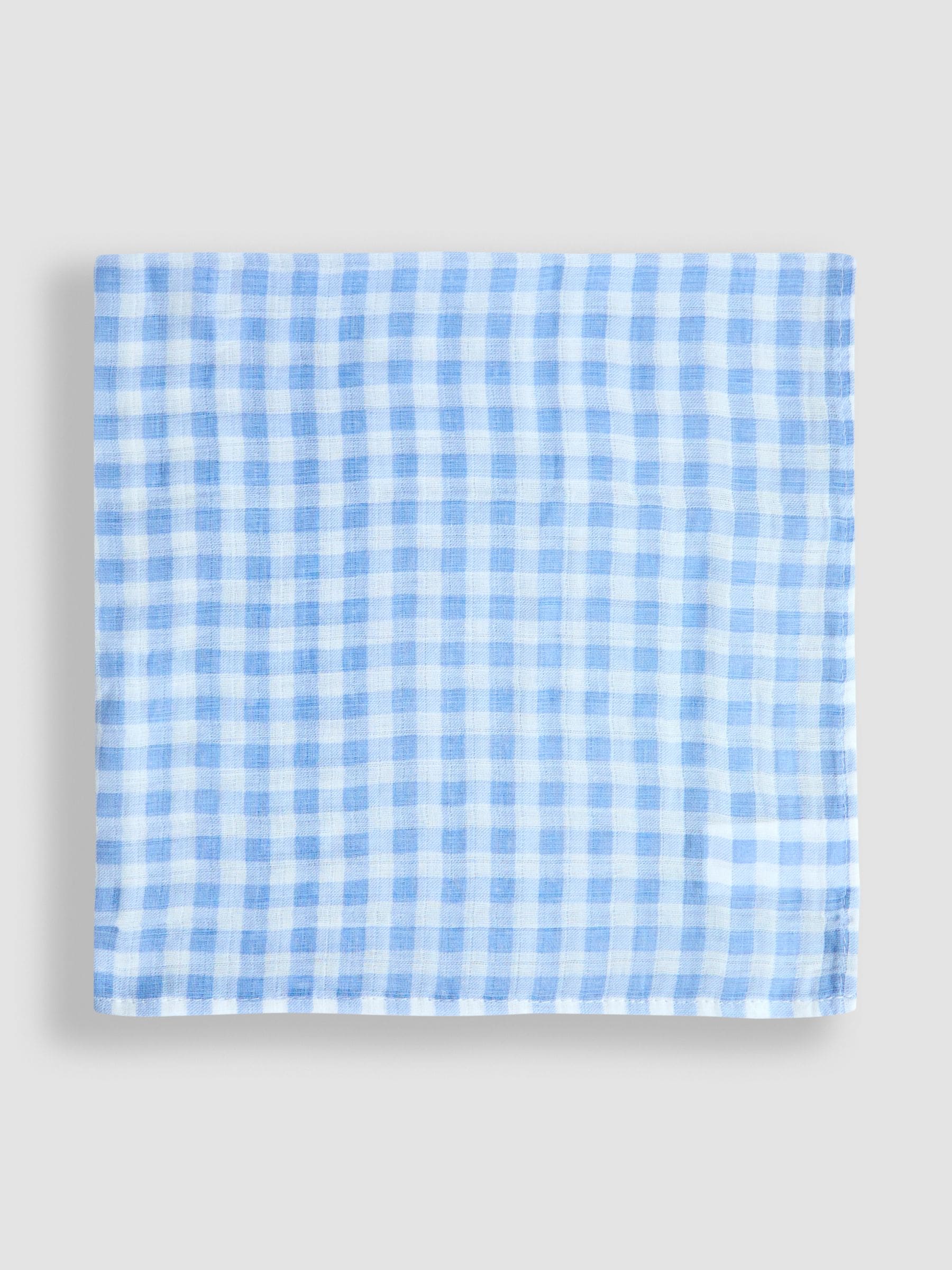 JoJo Maman Bébé highland cow muslin cloths 5-pack 60x60cm, UK version