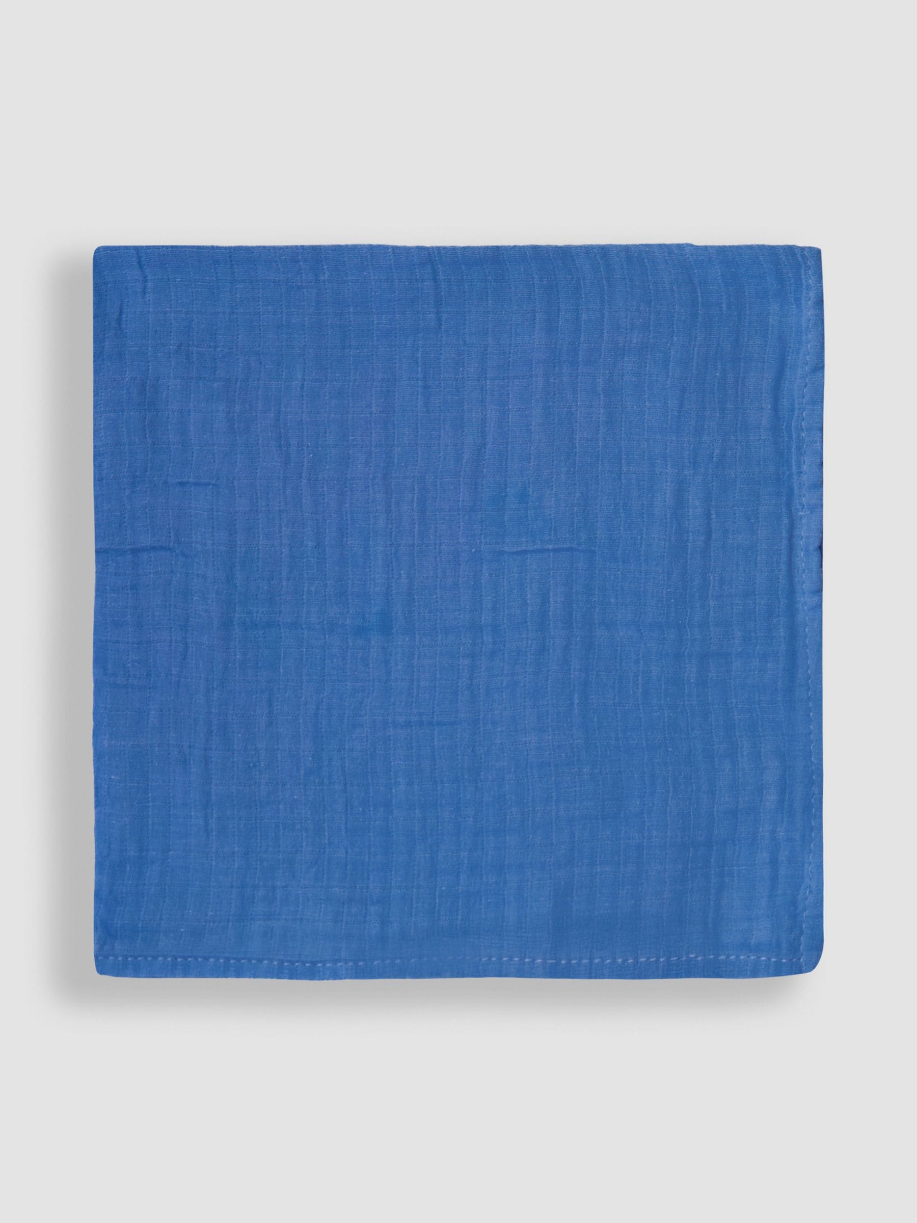JoJo Maman Bébé pastel muslin cloths 6-pack 60x60cm, imported from the UK