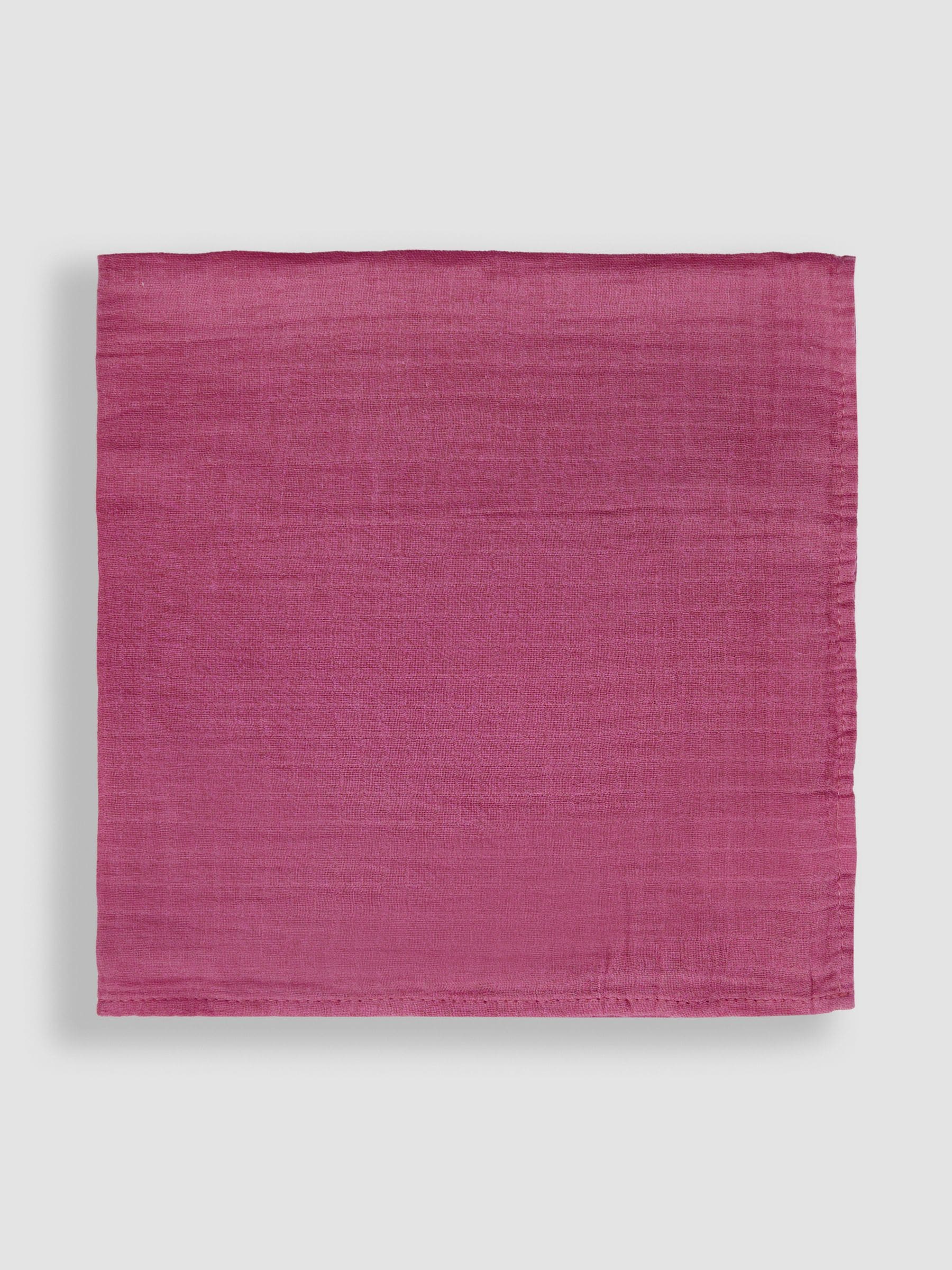 JoJo Maman Bébé pastel muslin cloths 6-pack 60x60cm, imported from the UK