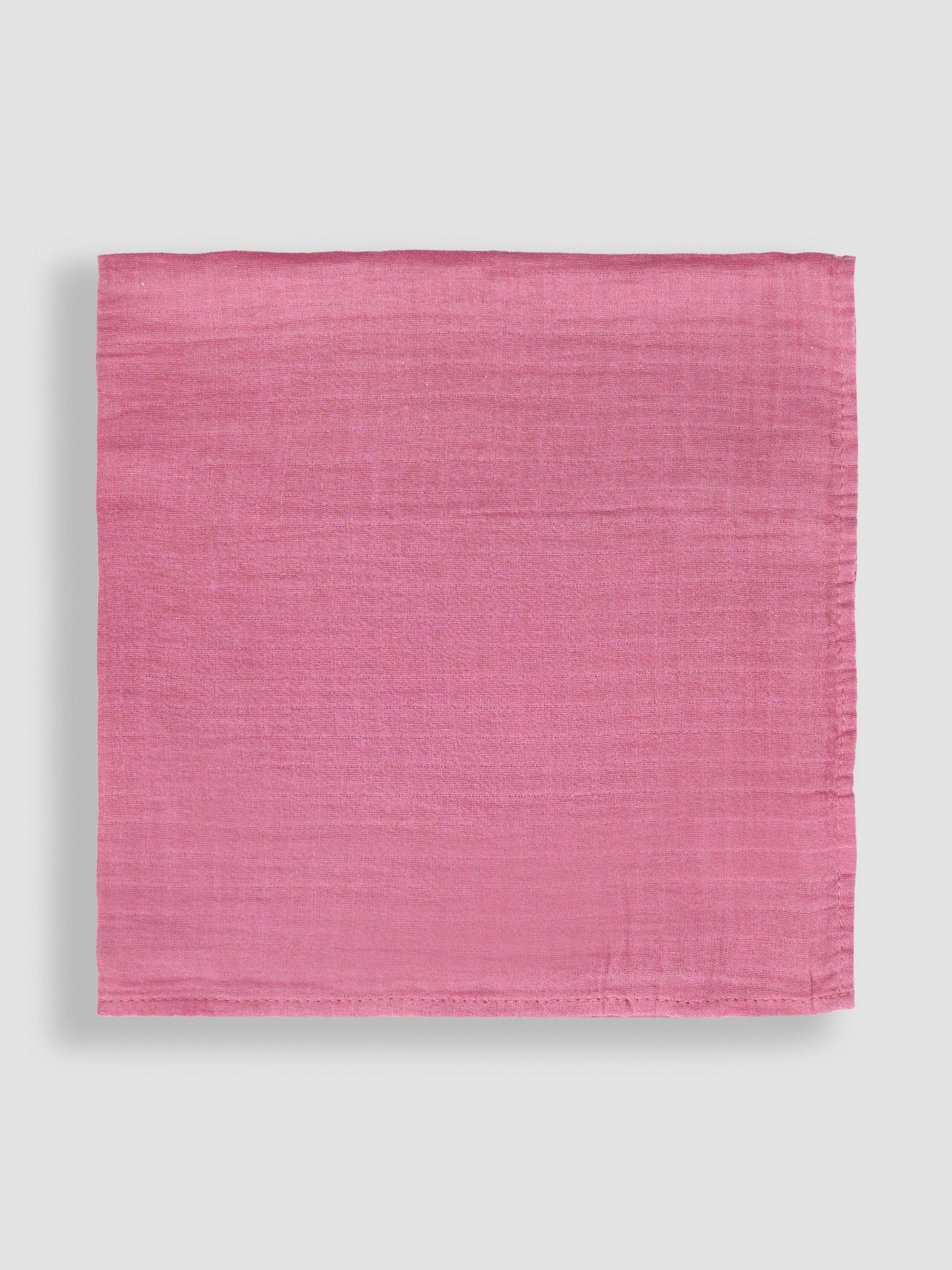 JoJo Maman Bébé pastel muslin cloths 6-pack 60x60cm, imported from the UK