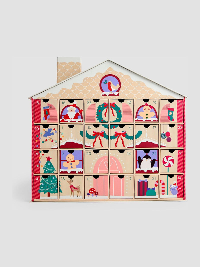 JoJo Maman Bébé gingerbread house advent calendar, UK version
