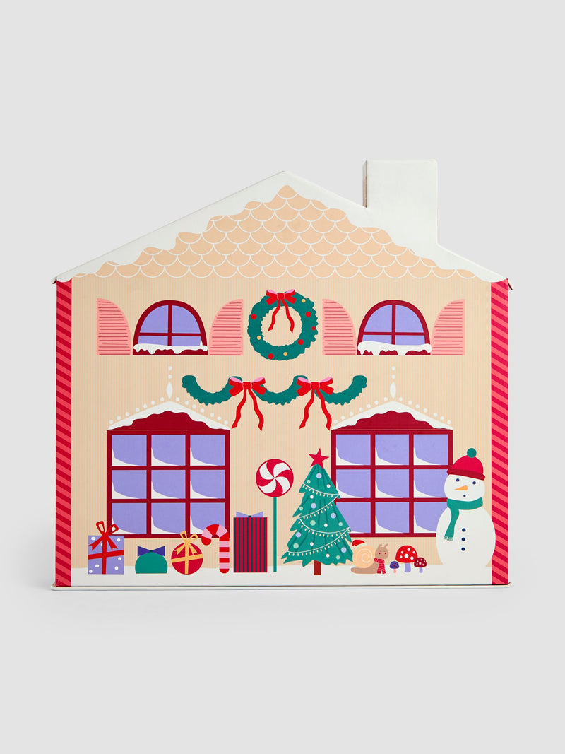 JoJo Maman Bébé gingerbread house advent calendar, UK version