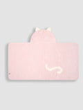 JoJo Maman Bébé Pink Cat Large Hooded Towel, UK version