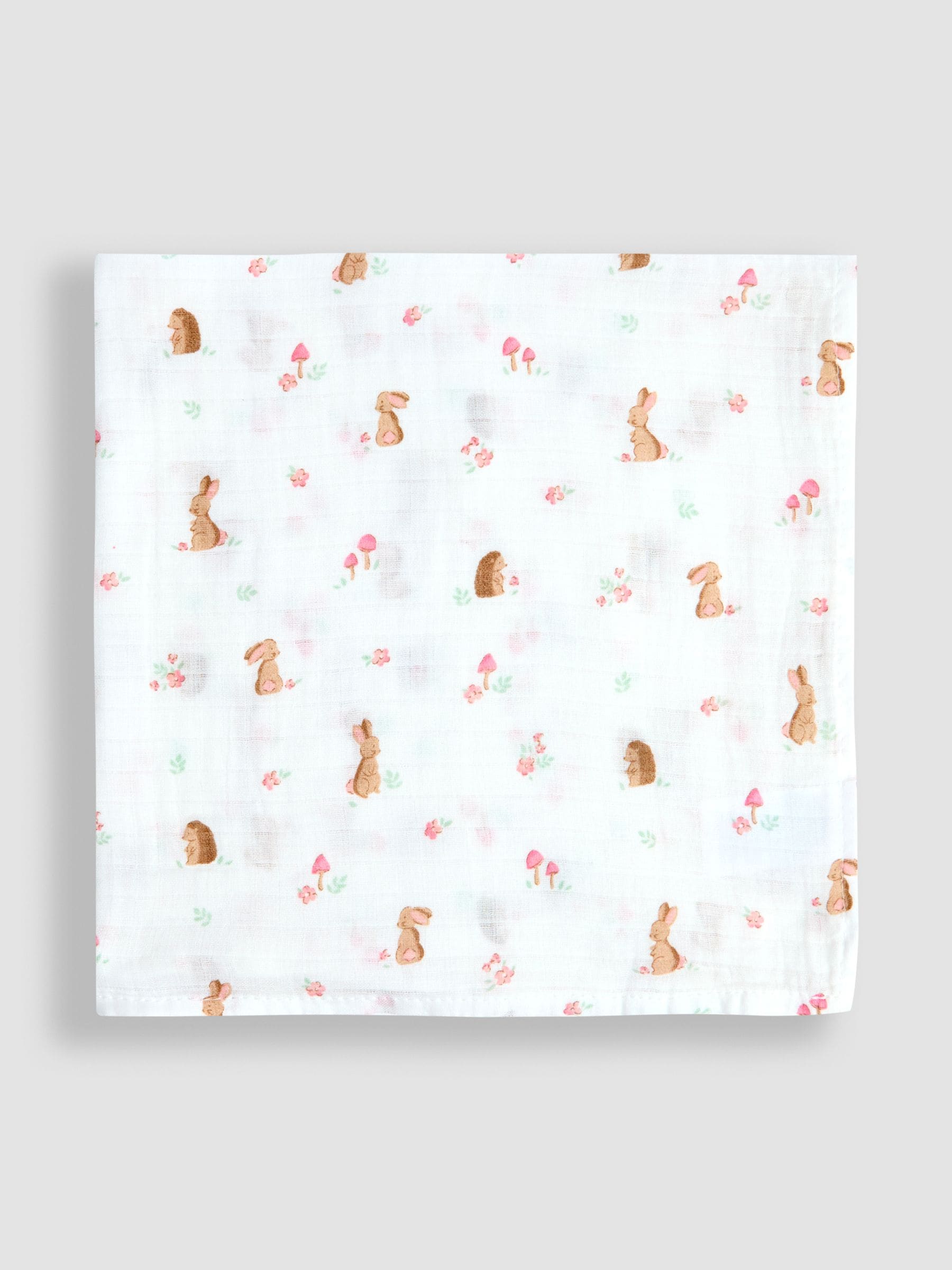 JoJo Maman Bébé muslin cloths 5-pack, UK version