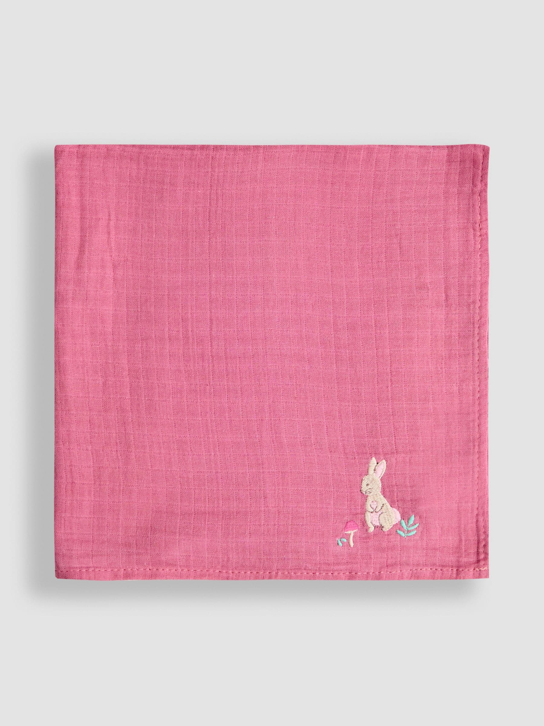 JoJo Maman Bébé muslin cloths 5-pack, UK version