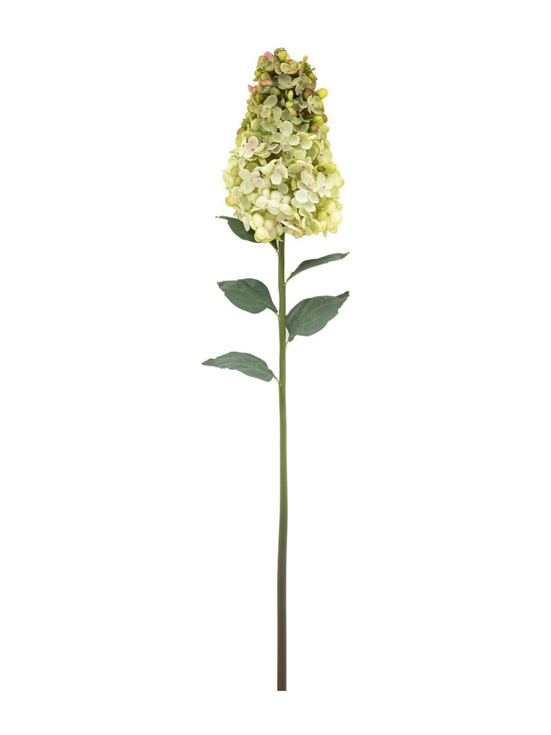 Gallery Home white artificial vintage cone hydrangea stems 12 stems, UK version