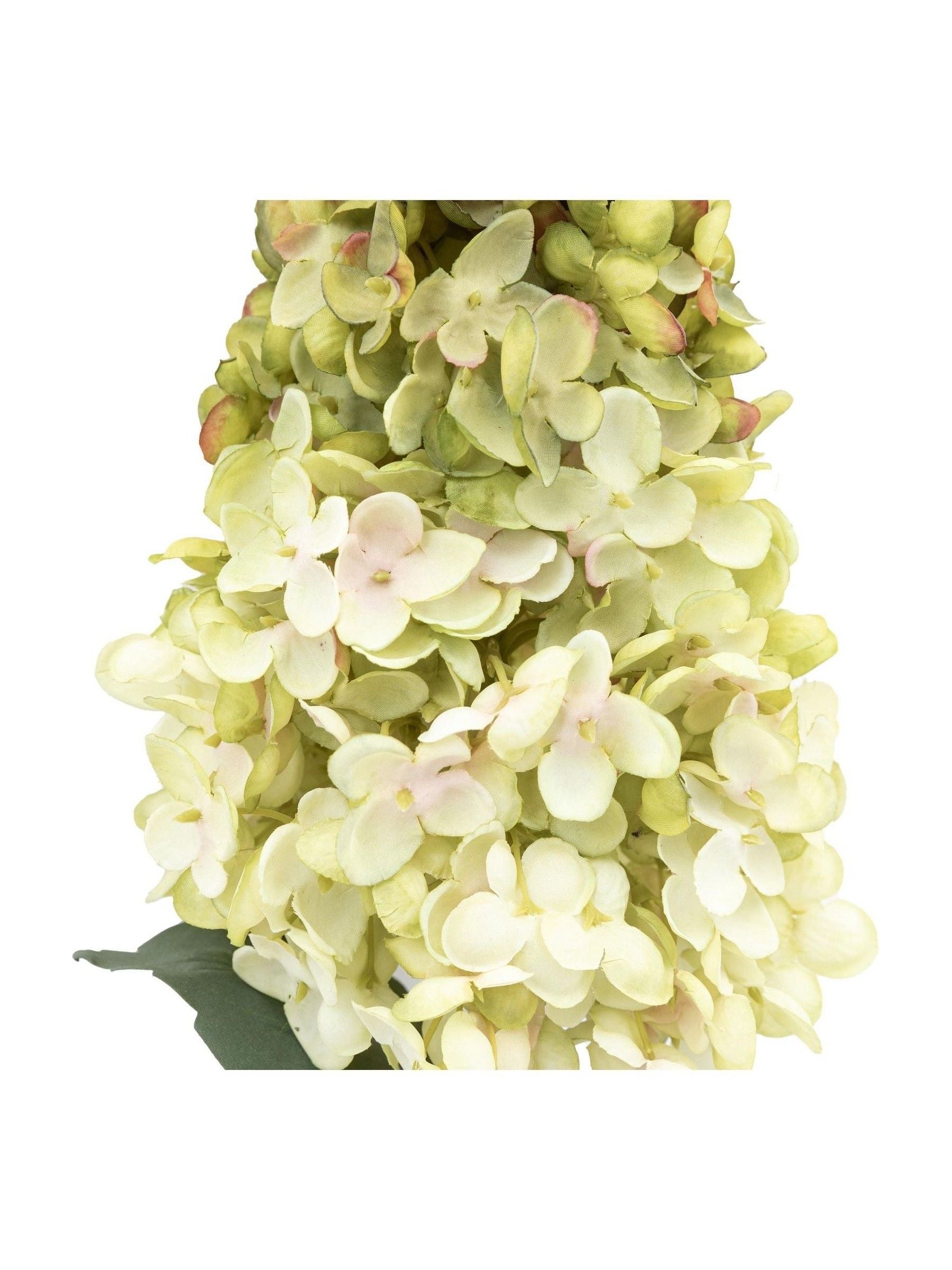 Gallery Home white artificial vintage cone hydrangea stems 12 stems, UK version
