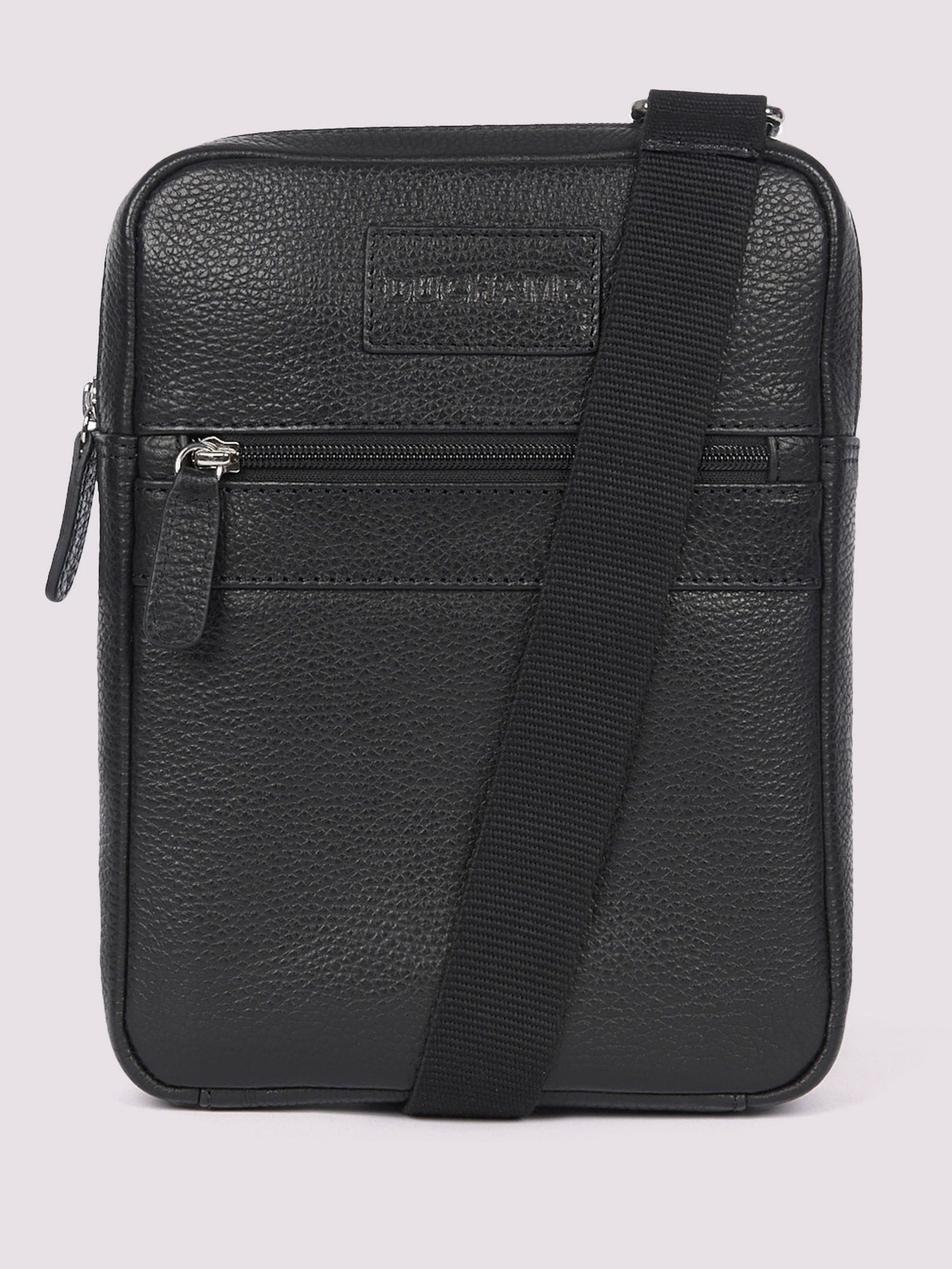 Duchamp black men's cross-body bag, UK version
