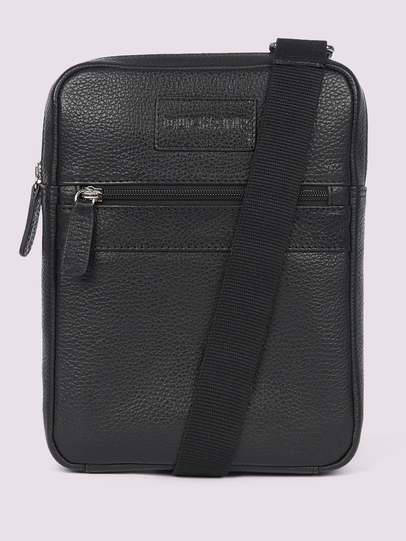 Duchamp black men's cross-body bag, UK version
