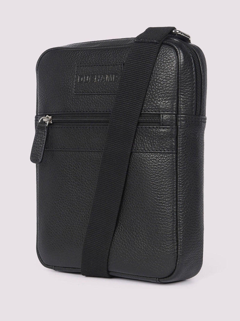 Duchamp black men's cross-body bag, UK version