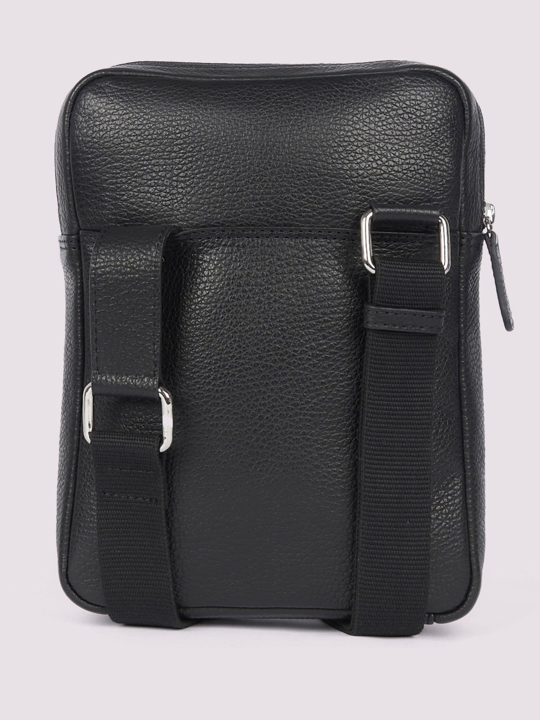 Duchamp black men's cross-body bag, UK version