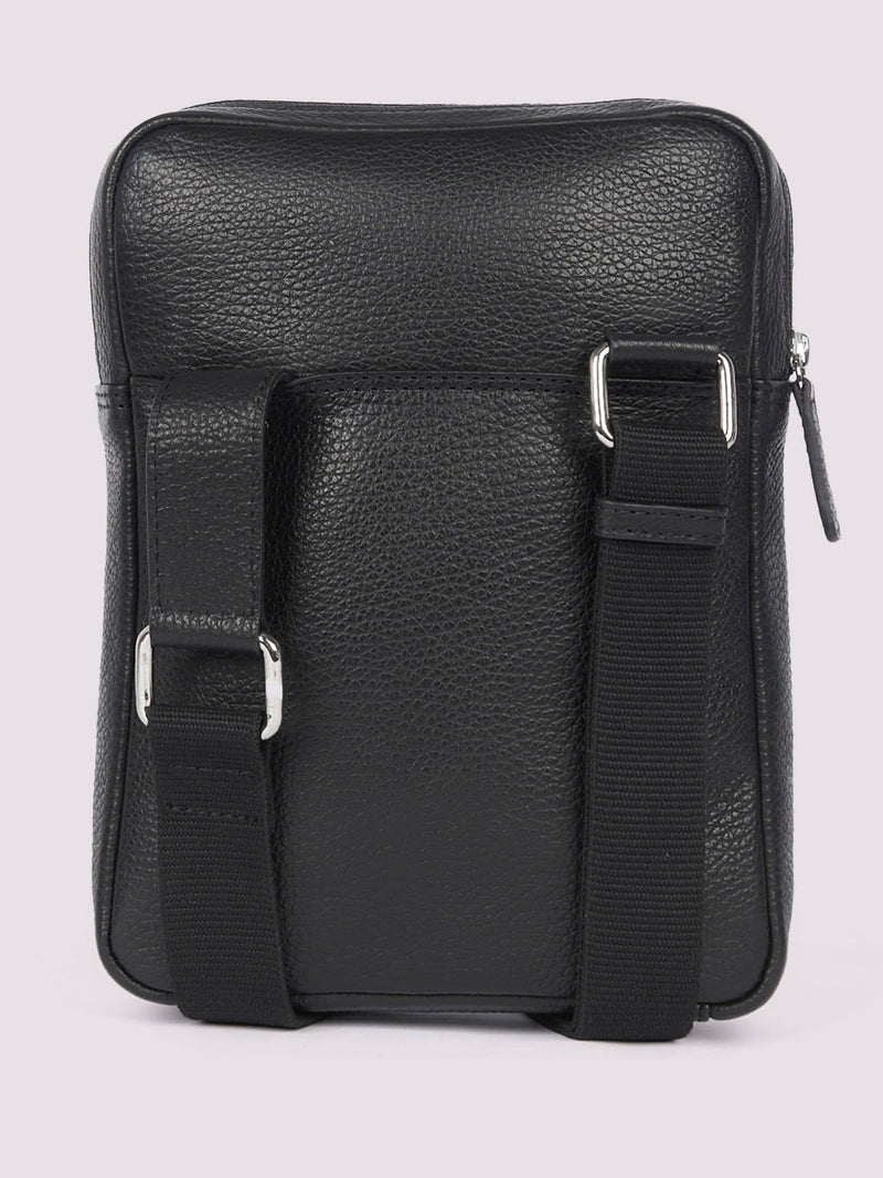 Duchamp black men's cross-body bag, UK version
