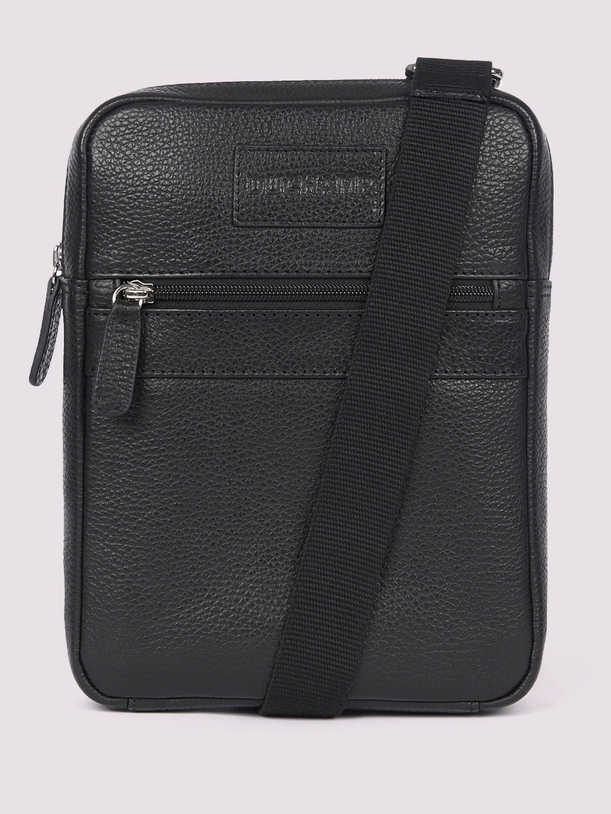 Duchamp black men's cross-body bag, UK version