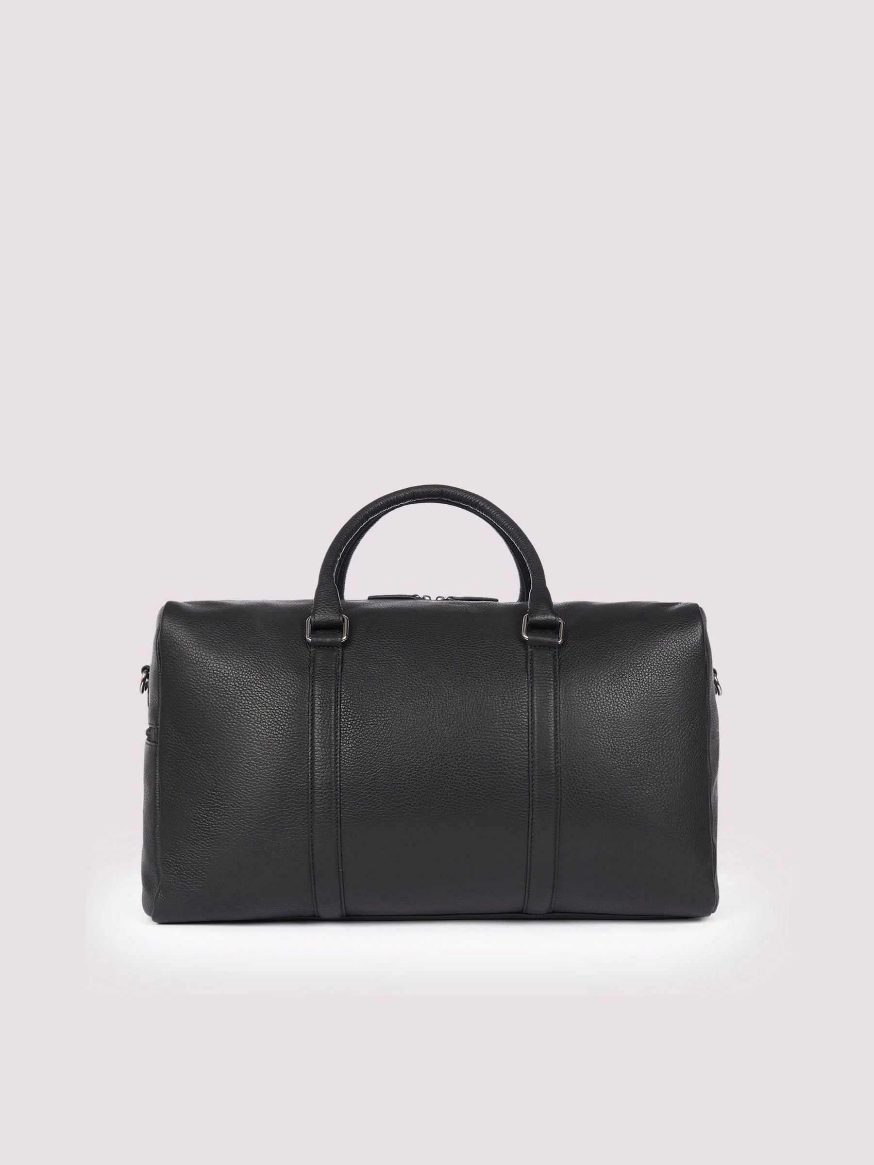 Duchamp black leather weekend bag, UK version