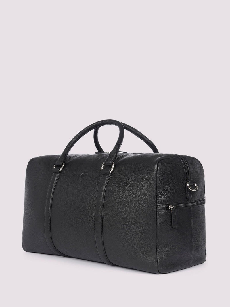 Duchamp black leather weekend bag, UK version