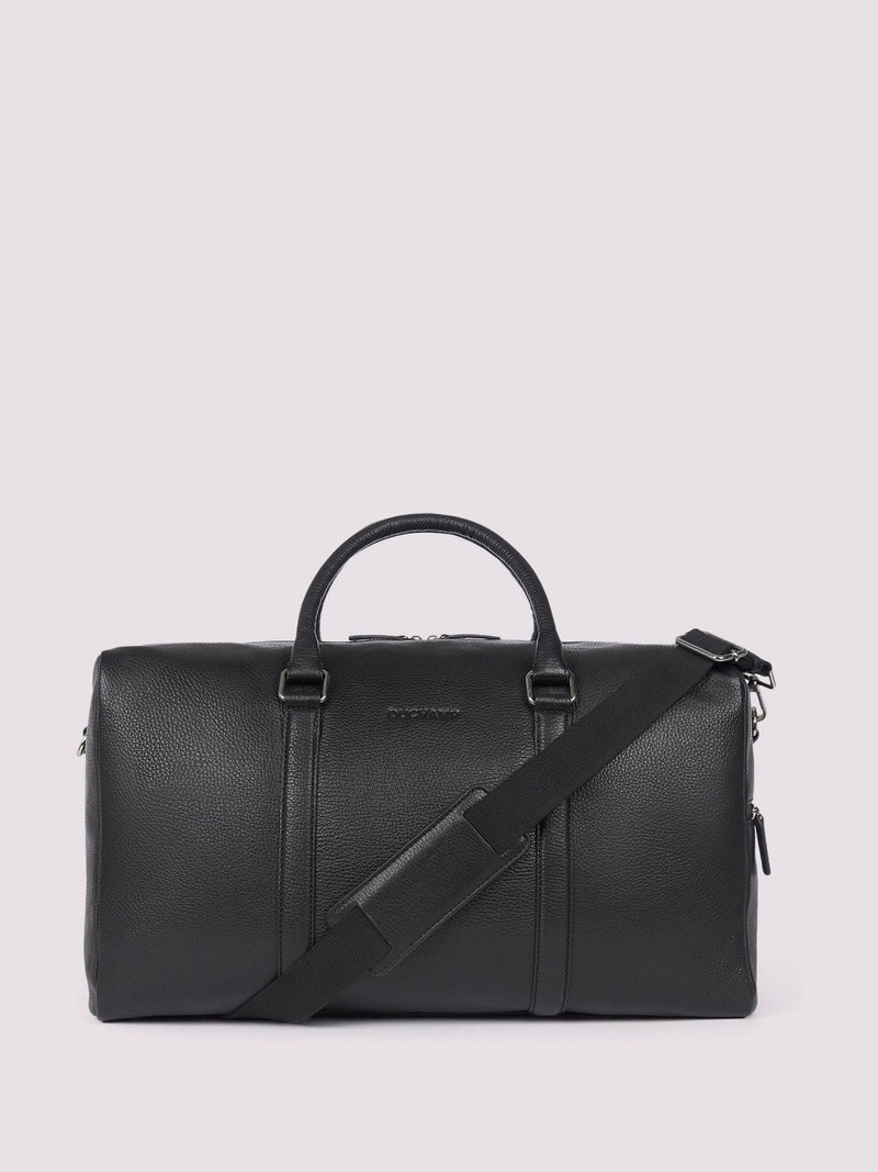 Duchamp black leather weekend bag, UK version