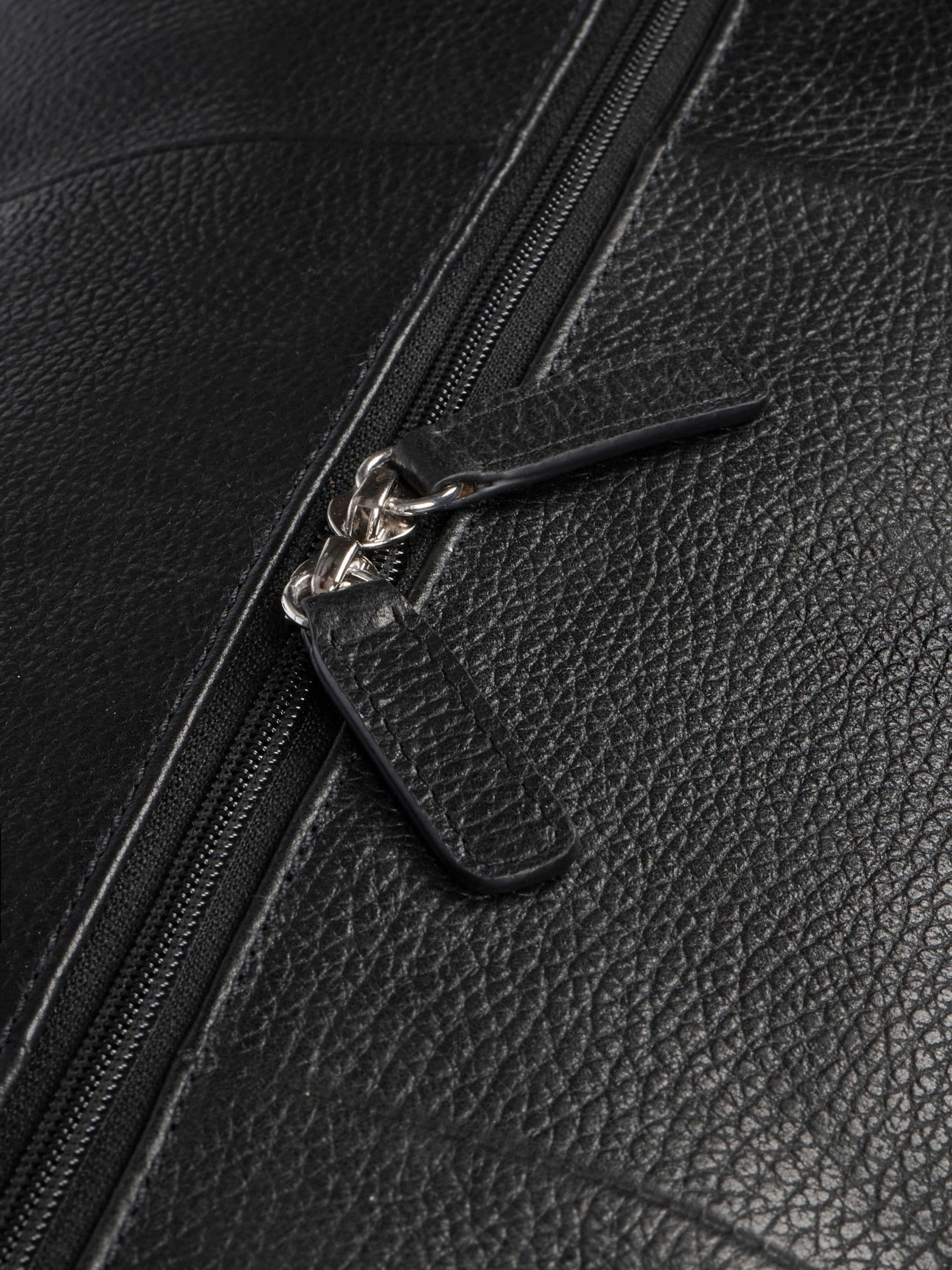 Duchamp black leather weekend bag, UK version