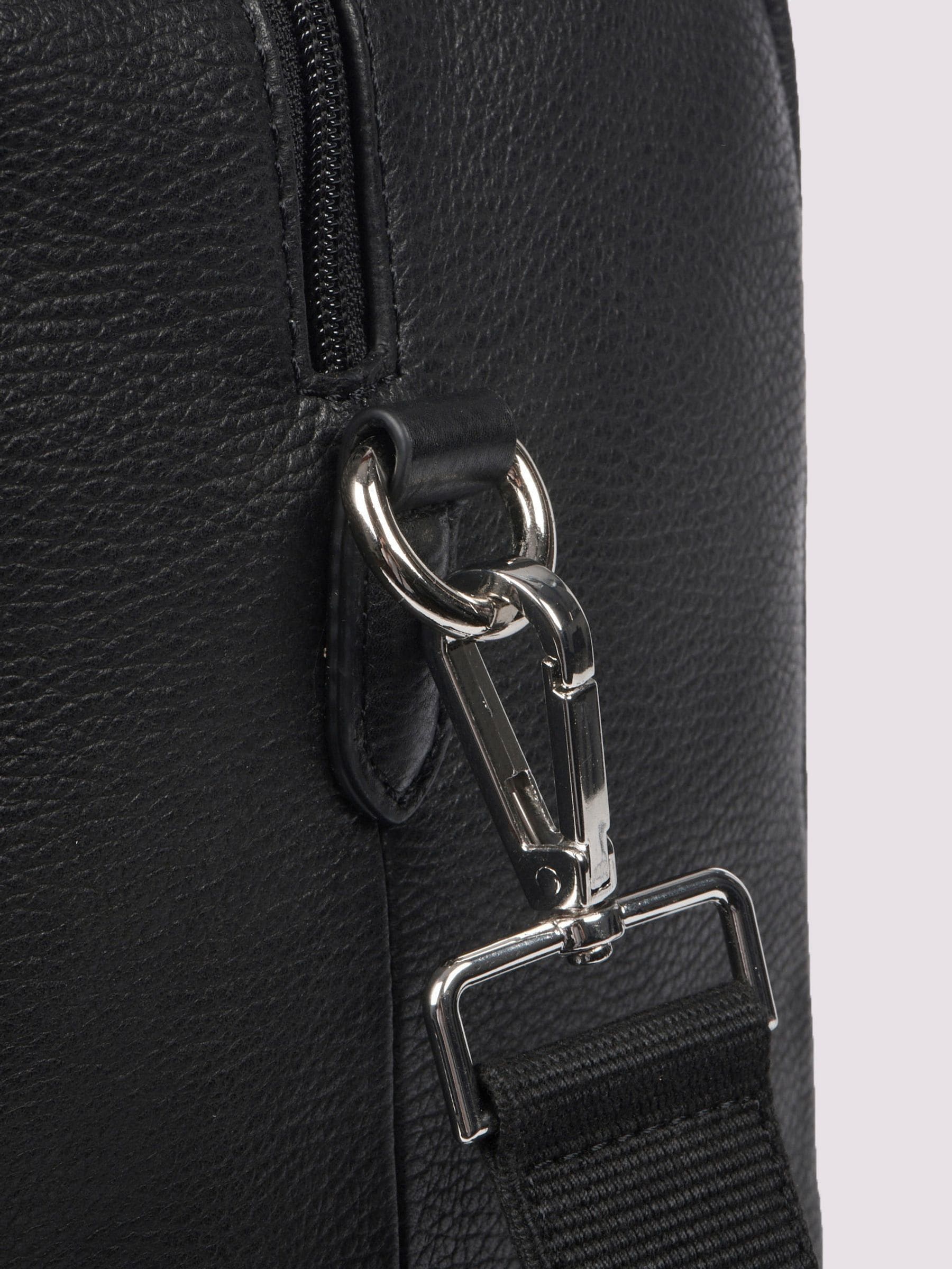 Duchamp black leather weekend bag, UK version