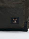 Barbour Dark Green Field Wax Backpack, imported from the UK