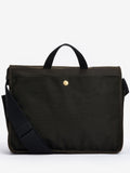 Barbour green wax messenger bag, UK version