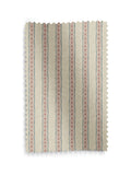 Emily Bond block printed stripe roller blind pink blue (British brand)