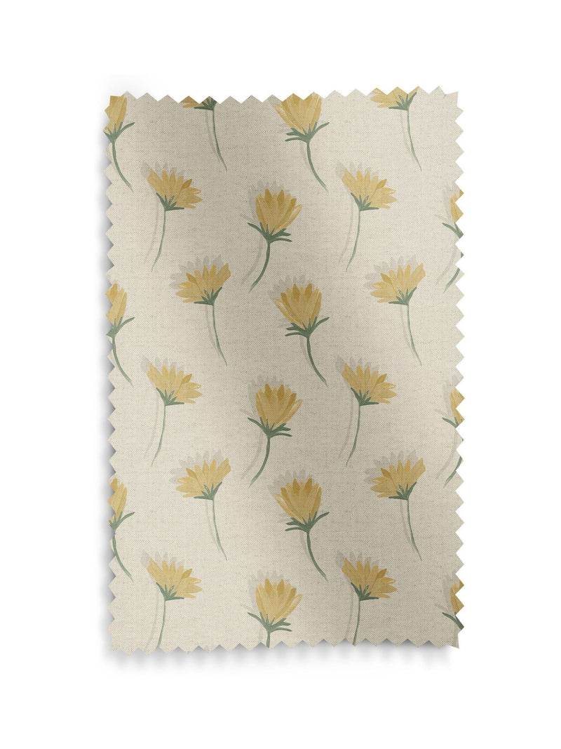 Emily Bond yellow cornflower roman blind made to measure (British brand)
