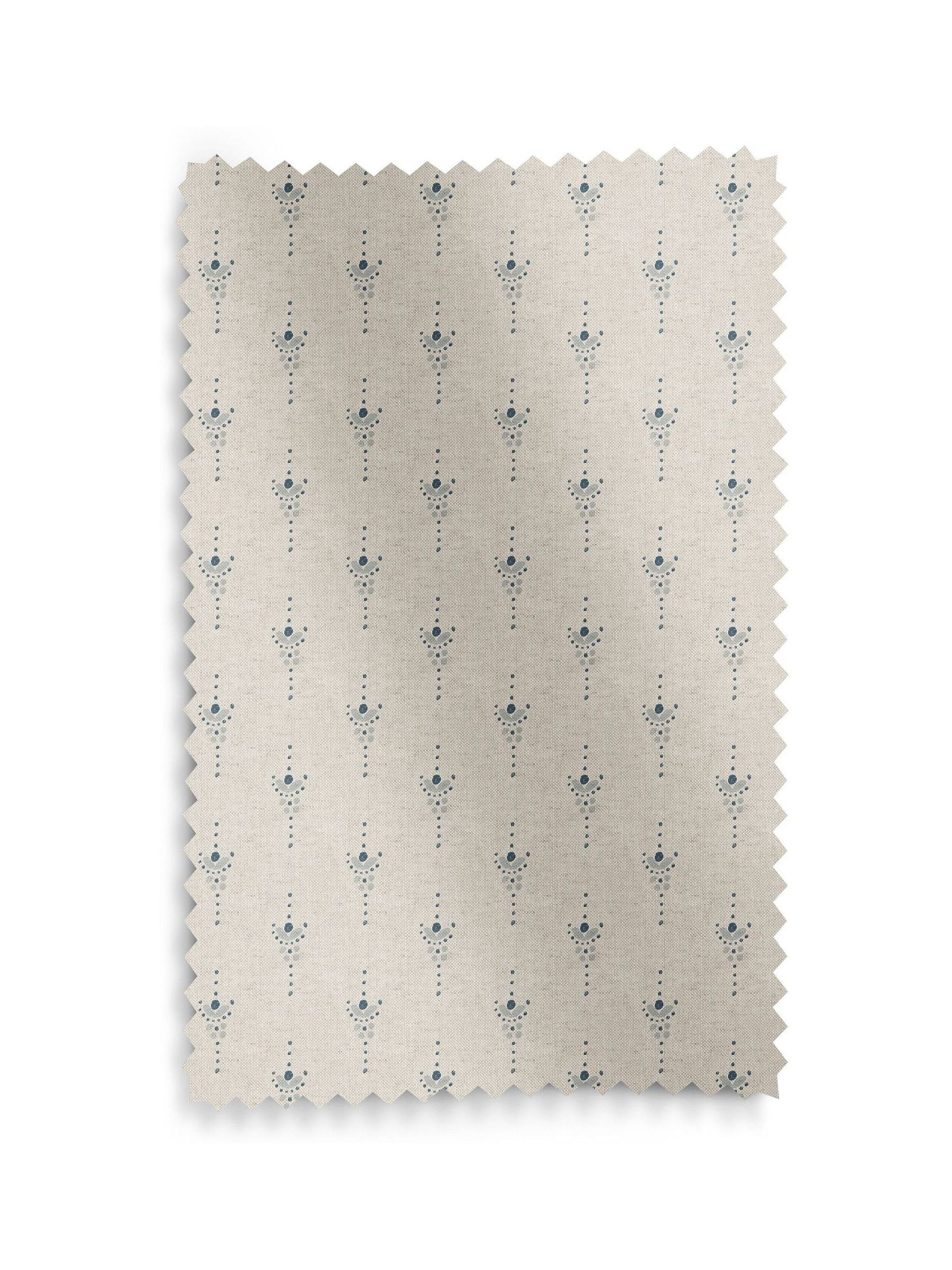 Emily Bond Fowey Blue Honor roman blind, UK version