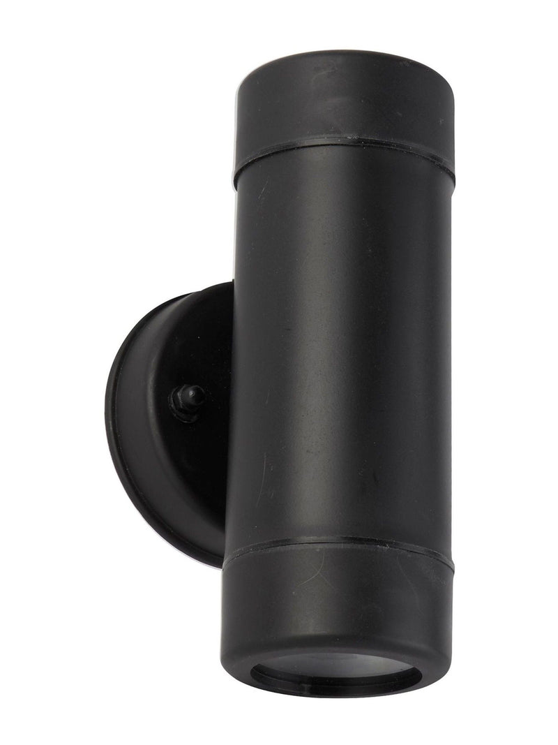 Searchlight Sierra black outdoor wall light - British product