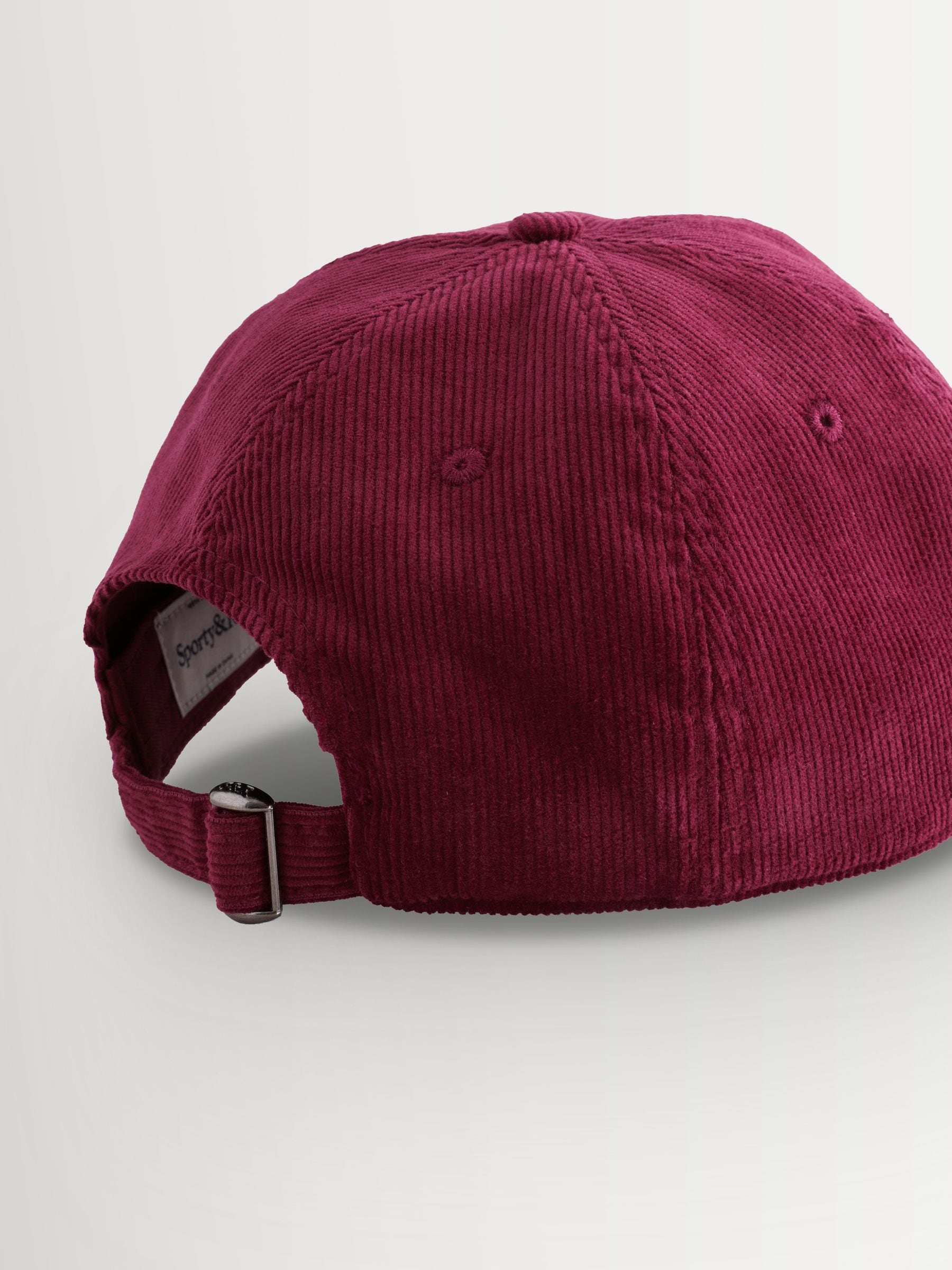 Sporty & Rich red corduroy hat (British brand)