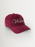 Sporty & Rich red corduroy hat (British brand)